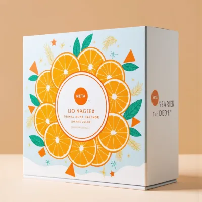 AI-Generated packaging for Advent calendar in the Pharmaceuticals and Supplements industry