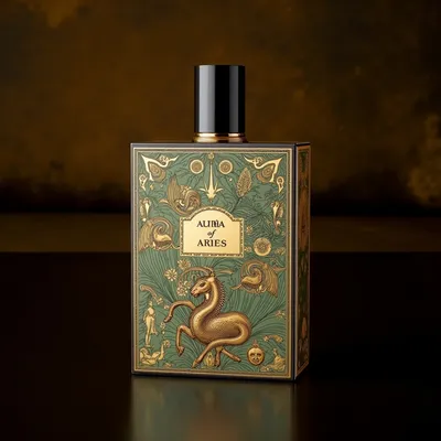 AI-Generated packaging for Perfume bottle