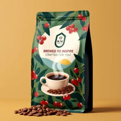 AI-Generated packaging for Food pouch in the Food and Snacks industry