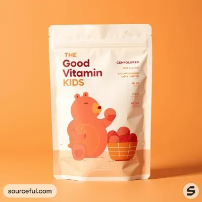 AI-Generated packaging for Food pouch in the Health and Wellness industry