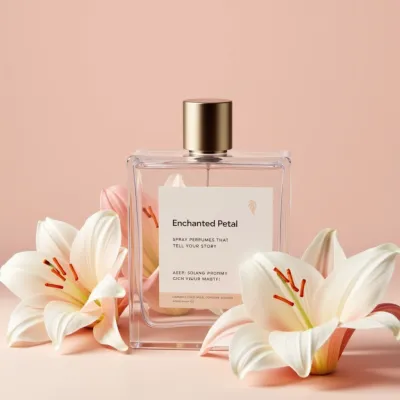 AI-Generated packaging for Perfume bottle