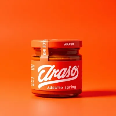 AI-Generated packaging for Food glass jar