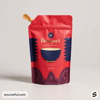 AI-Generated packaging for Food pouch