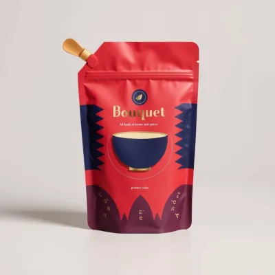 AI-Generated packaging for Food pouch