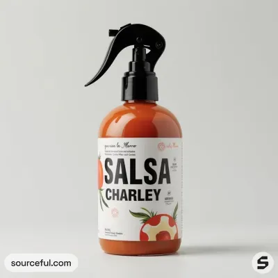 AI-Generated packaging for Spray bottle in the Gourmet and Specialty Foods industry