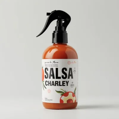 AI-Generated packaging for Spray bottle in the Gourmet and Specialty Foods industry