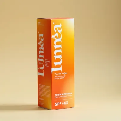 AI-Generated carmine carton box packaging
