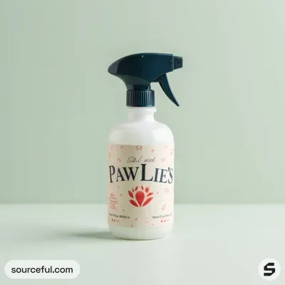AI-Generated packaging for Spray bottle in the Pet Food and Supplies industry