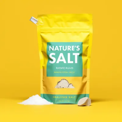AI-Generated packaging for Food pouch in the Gourmet and Specialty Foods industry
