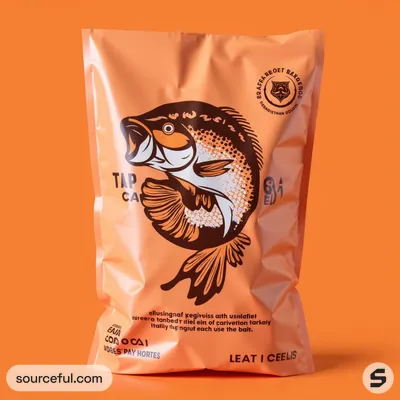 AI-Generated packaging for Plastic mailing bag