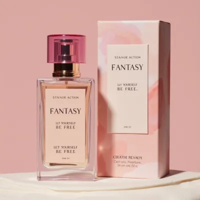 AI-Generated packaging for Perfume bottle