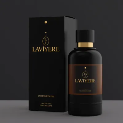 AI-Generated packaging for Perfume bottle