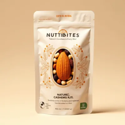 AI-Generated packaging for Food pouch in the Packaged Foods industry
