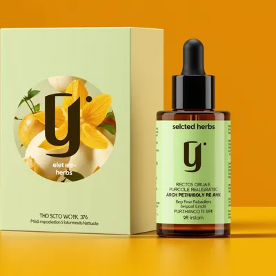 AI-Generated packaging for Dropper bottle