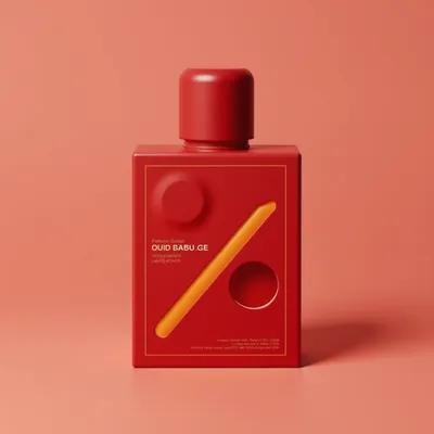 AI-Generated packaging for Perfume bottle