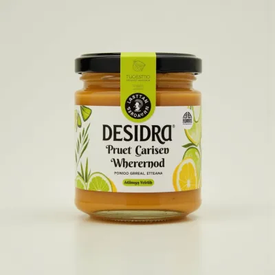 AI-Generated packaging for Food glass jar in the Gourmet and Specialty Foods industry