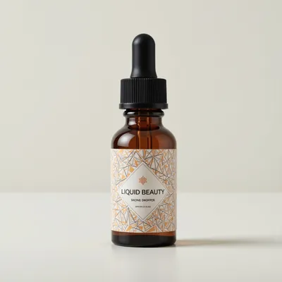 AI-Generated packaging for Dropper bottle