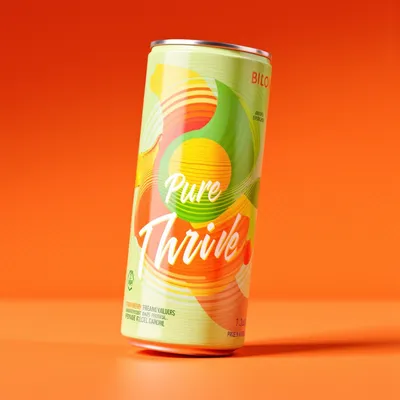 AI-Generated packaging for Drinks can
