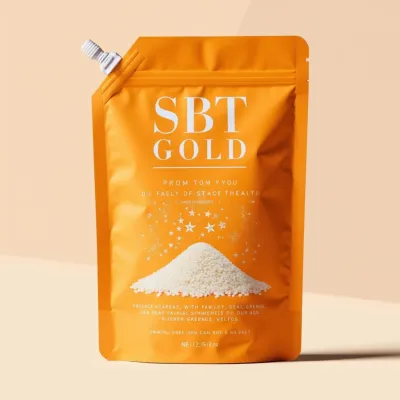 AI-Generated Food pouch packaging for Food and Snacks