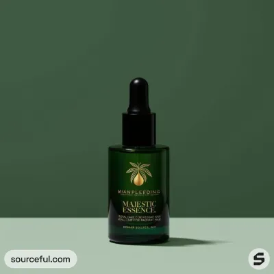 AI-Generated packaging for Dropper bottle in the Beauty and Personal Care industry