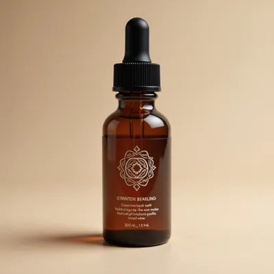 AI-Generated packaging for Dropper bottle