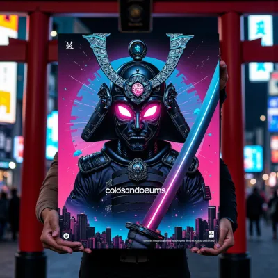 AI-Generated packaging for Vinyl album cover