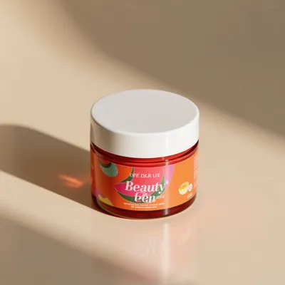 AI-Generated packaging for Food glass jar