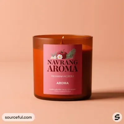 AI-Generated packaging for Cosmetics glass jar in the Fragrances industry