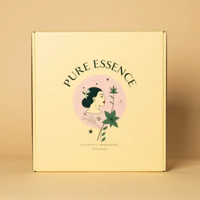 AI-Generated modern mailer box packaging