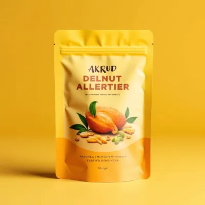 AI-Generated packaging for Food pouch in the Food and Snacks industry