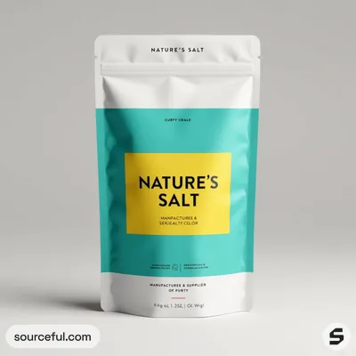 AI-Generated packaging for Food pouch in the Gourmet and Specialty Foods industry