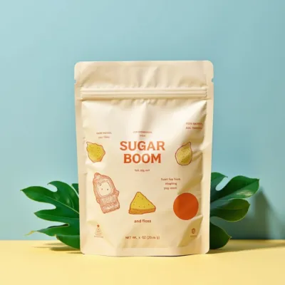 AI-Generated packaging for Food pouch in the Beverages industry