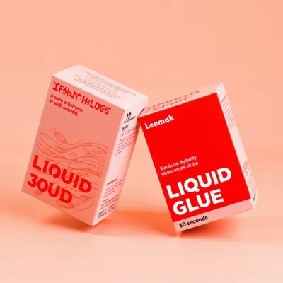 AI-Generated white carton box packaging