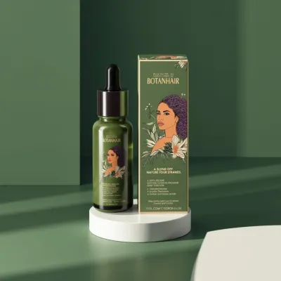 AI-Generated Dropper bottle packaging for Beauty and Personal Care