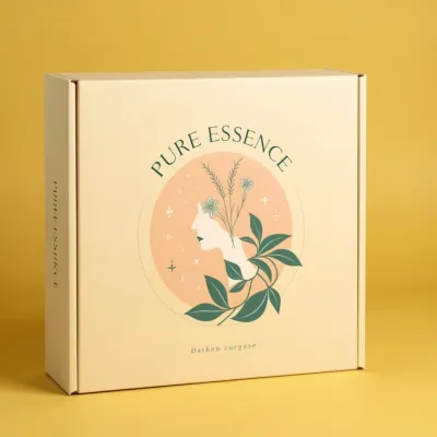 AI-Generated modern mailer box packaging
