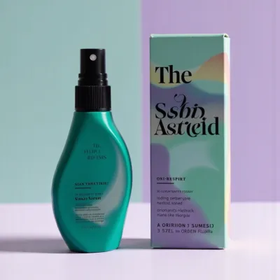AI-Generated packaging for Mist spray bottle in the Organic and Natural Products industry