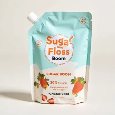 AI-Generated packaging for Food pouch in the Beverages industry