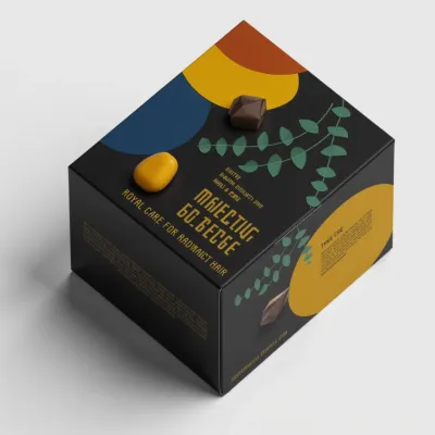 AI-Generated white carton box packaging