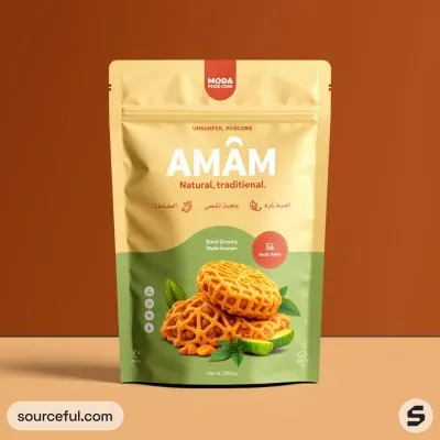 AI-Generated packaging for Food pouch