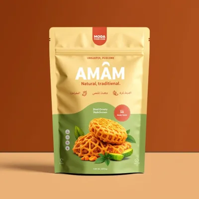 AI-Generated packaging for Food pouch