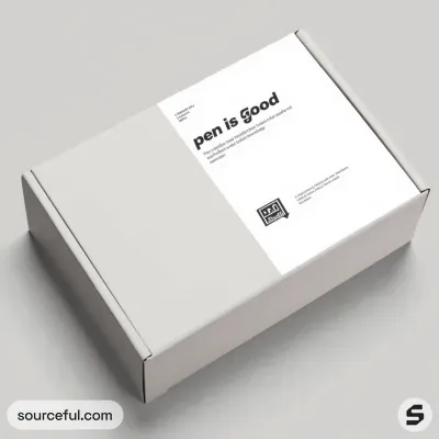 AI-Generated packaging for Mailer box in the Dairy Products industry