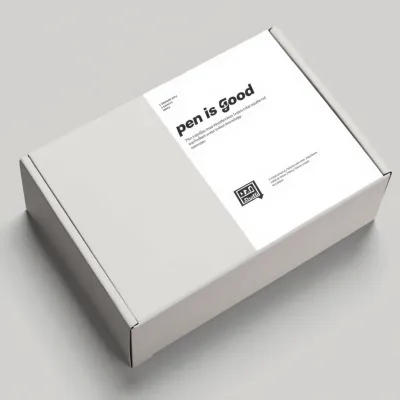 AI-Generated packaging for Mailer box