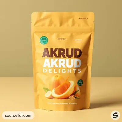 AI-Generated packaging for Food pouch