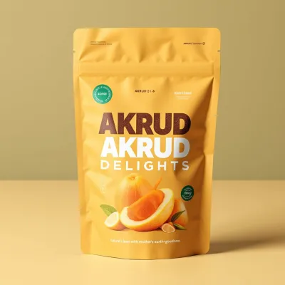 AI-Generated packaging for Food pouch in the Food and Snacks industry
