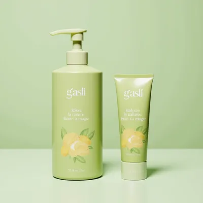 AI-Generated packaging for Pump bottle