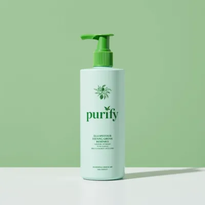 AI-Generated packaging for Pump bottle