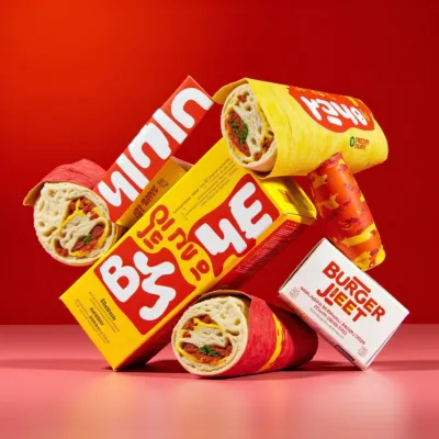 AI-Generated hunter green carton box packaging