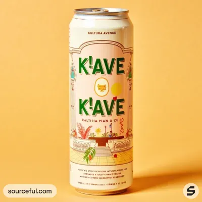 AI-Generated packaging for Drinks can in the Beverages industry