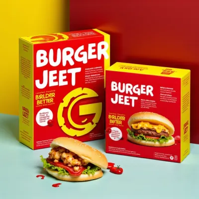 AI-Generated hunter green carton box packaging