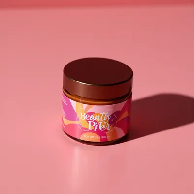 AI-Generated packaging for Food glass jar